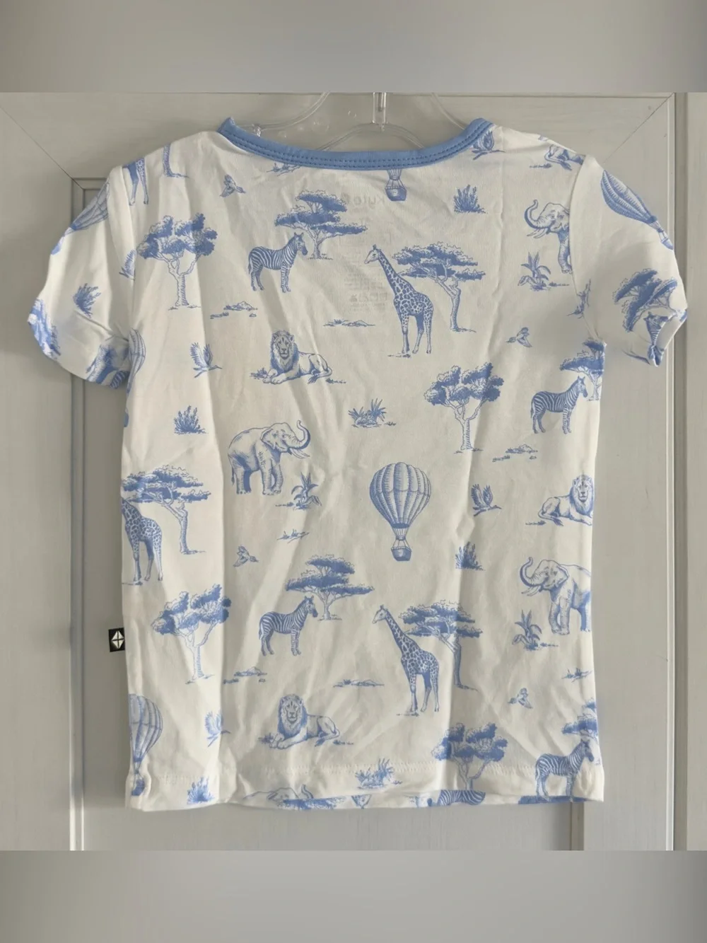 Kyte Baby Short Sleeve Pajamas in Toile Safari Size 3T